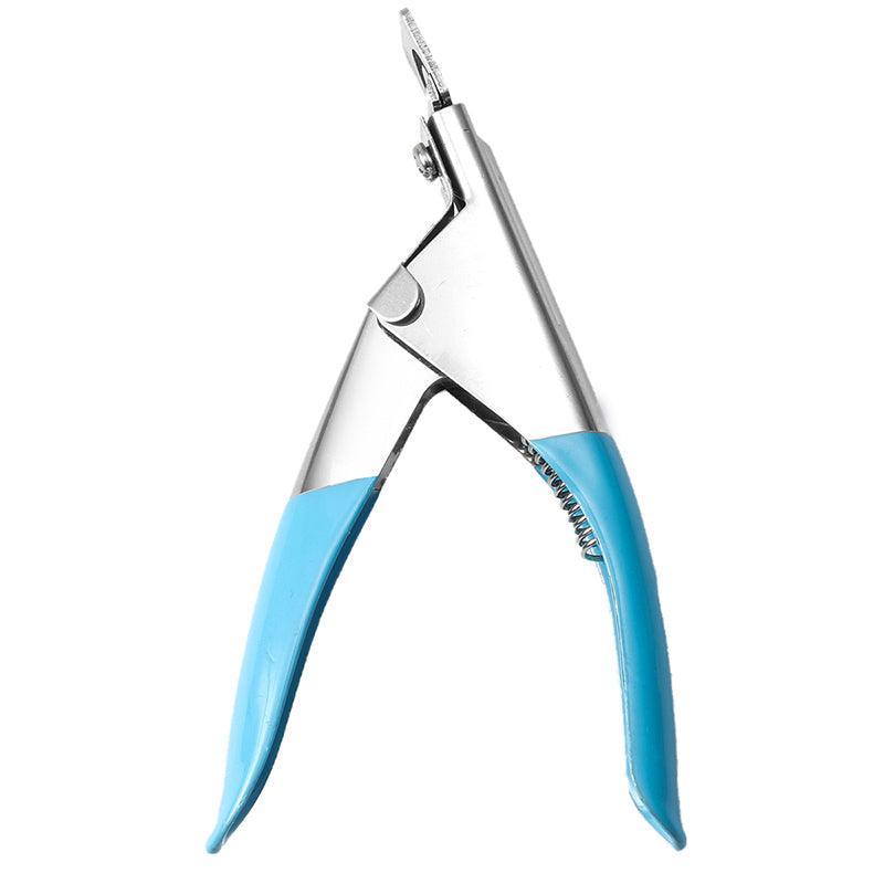 Acrylic Nail Tip Cutter False Nail Clipper U Shape Manicure Art Trimmer Tool - Black