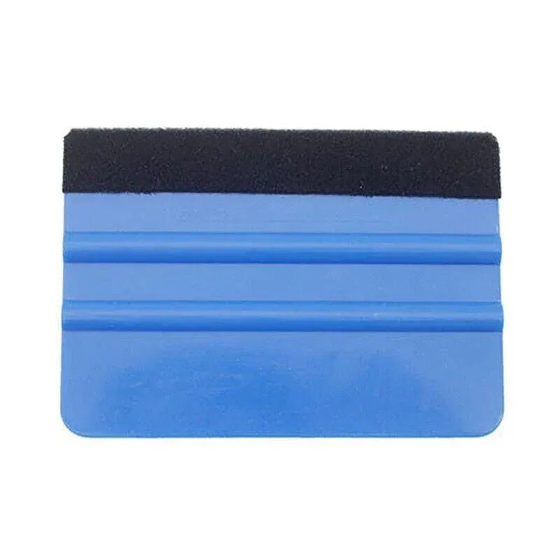 Felt Edge Squeegee For Decals Sticker Vinyl Sheet  Car Wrap Applicator Tool Blue
