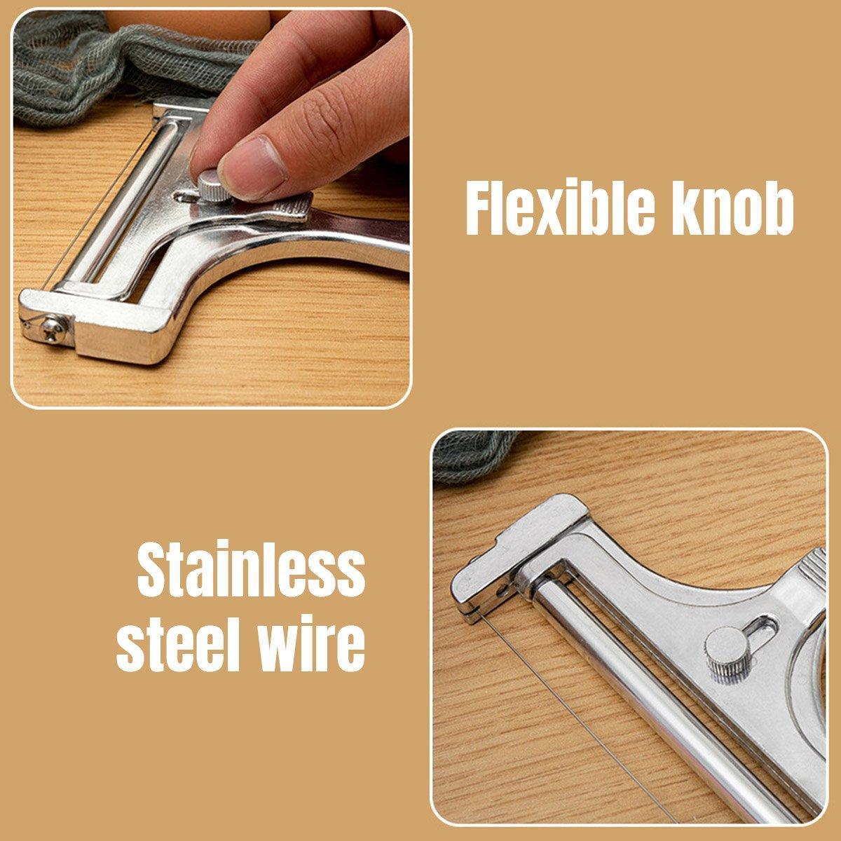 1/2 PCS Butter Cheese Grater Slicer Scraper Stainless Steel Kitchen Gadget Tool - 2PCS