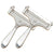 1/2 PCS Butter Cheese Grater Slicer Scraper Stainless Steel Kitchen Gadget Tool - 2PCS
