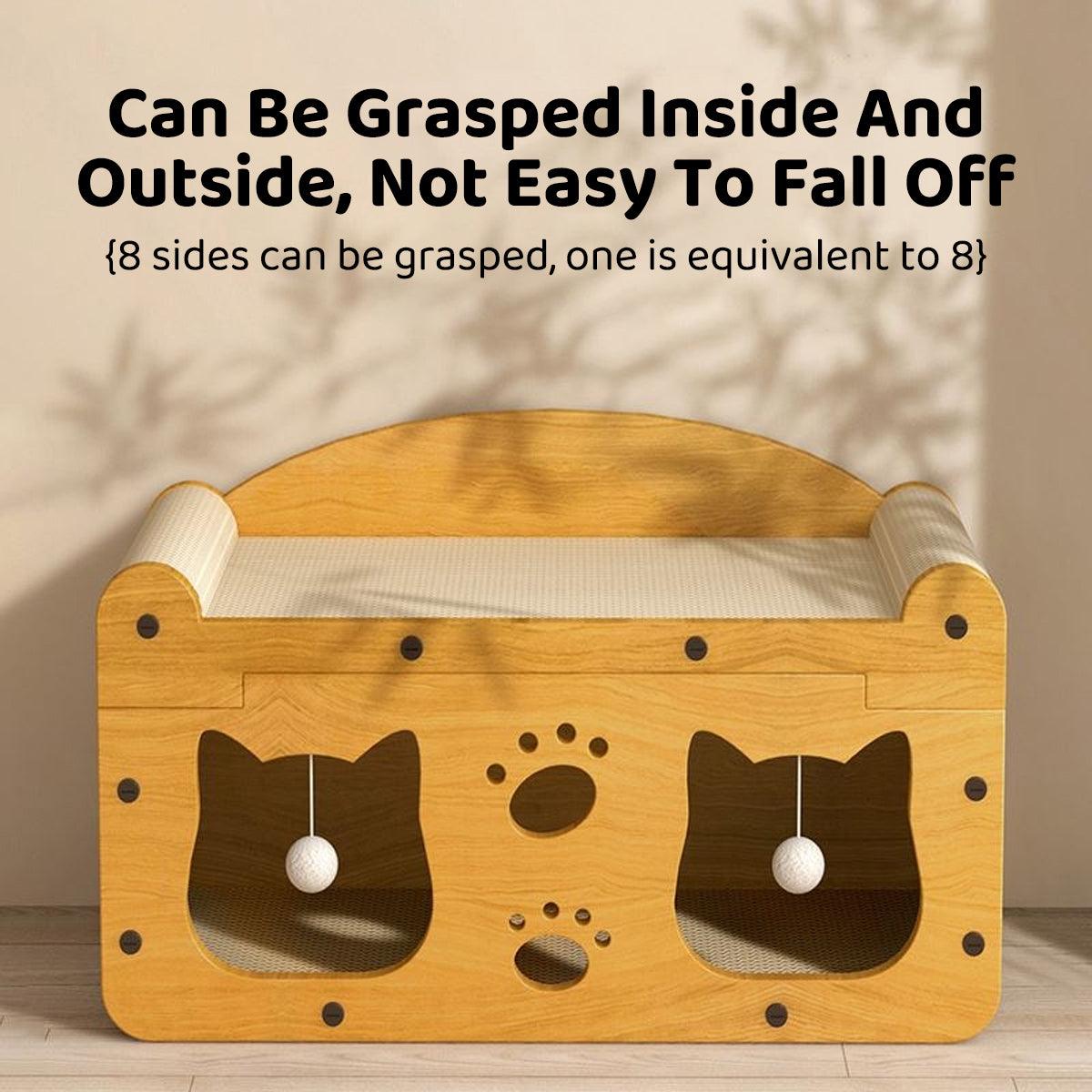 Cat Scratching Board Nest All in One Wear Resistant House Cat Scratching Toy