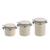 3 Sizes Stainless Steel Coffee Bean Powder Storage Jar Sealed Canister with Valve - 1.2L