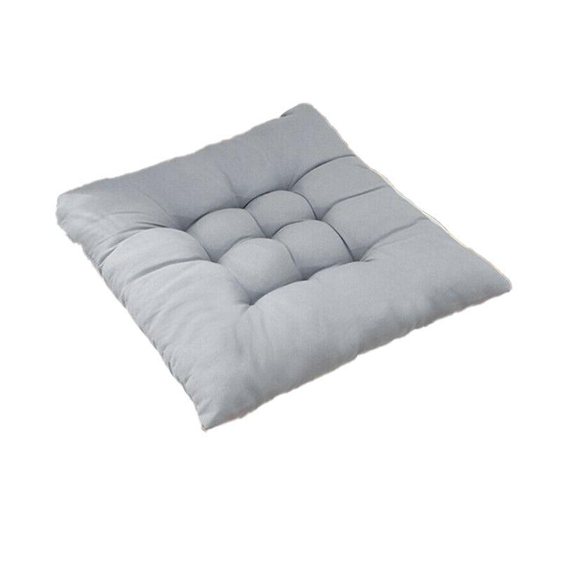 Soft Chair Cushion Pad for Indoor Outdoor Seating Square Seat Cover 35x35cm - Green