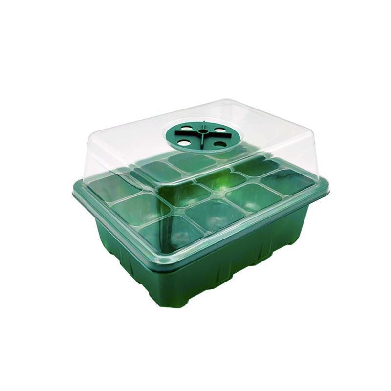 3/5/10 Set 12 Hole Plant Seed Grow Box Propagation Nursery Seedling Starter Tray - 3PCS