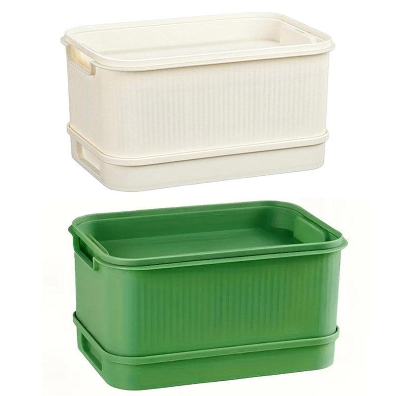 Seedling Tray Sprout Tray Soilless Hydroponic Planting Pot for Indoor Gardening - White