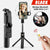 Wireless Bluetooth Selfie Stick Tripod with Remote Control for Phones 6 in 1