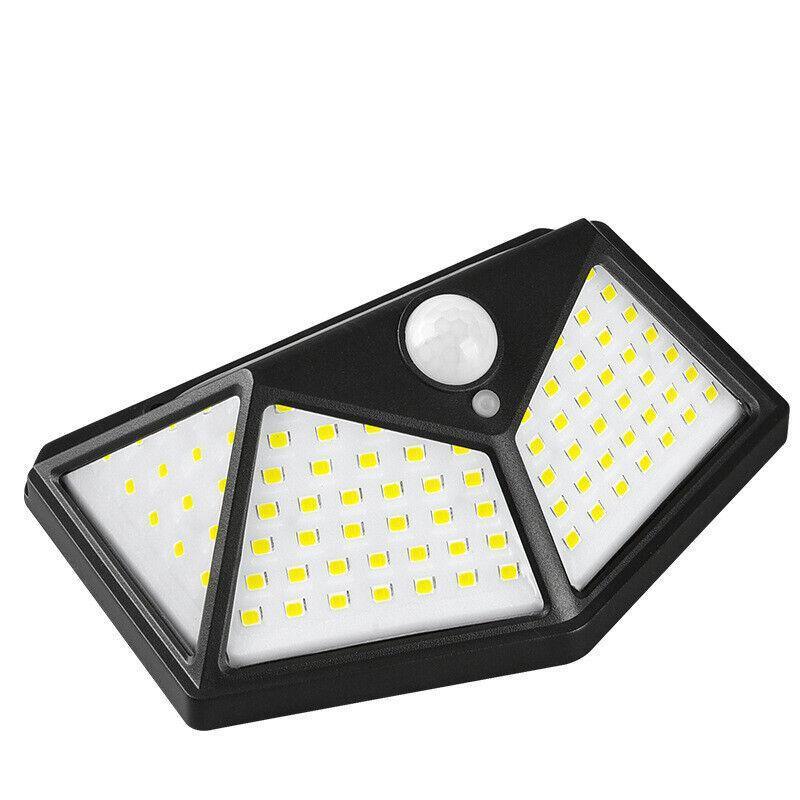 4pcs Solar Powered Outdoor Motion Sensor Security Light 100 LED Waterproof