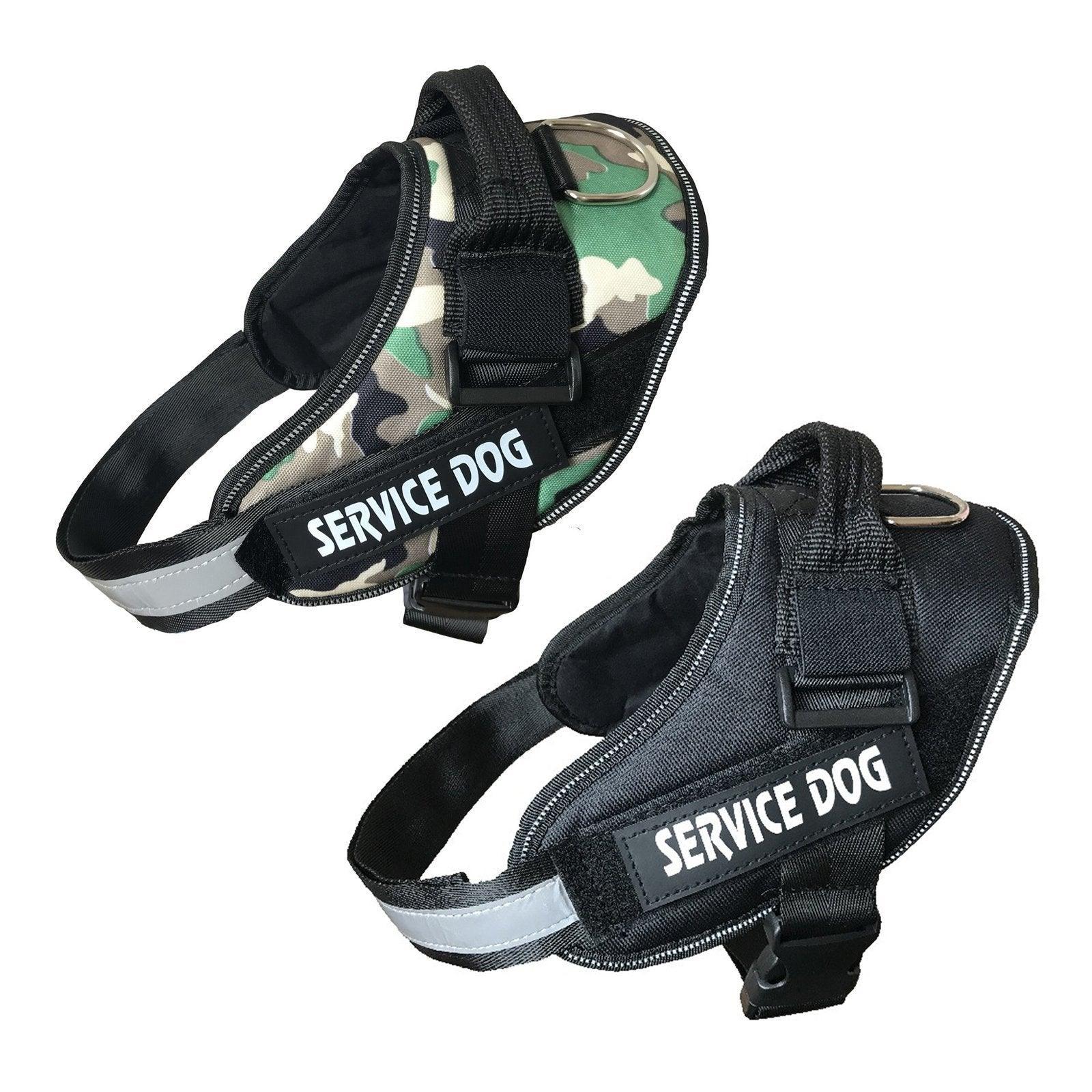 Adjustable Dog Vest Harness for Small Medium Dogs Comfortable No Pull Design - Black-L
