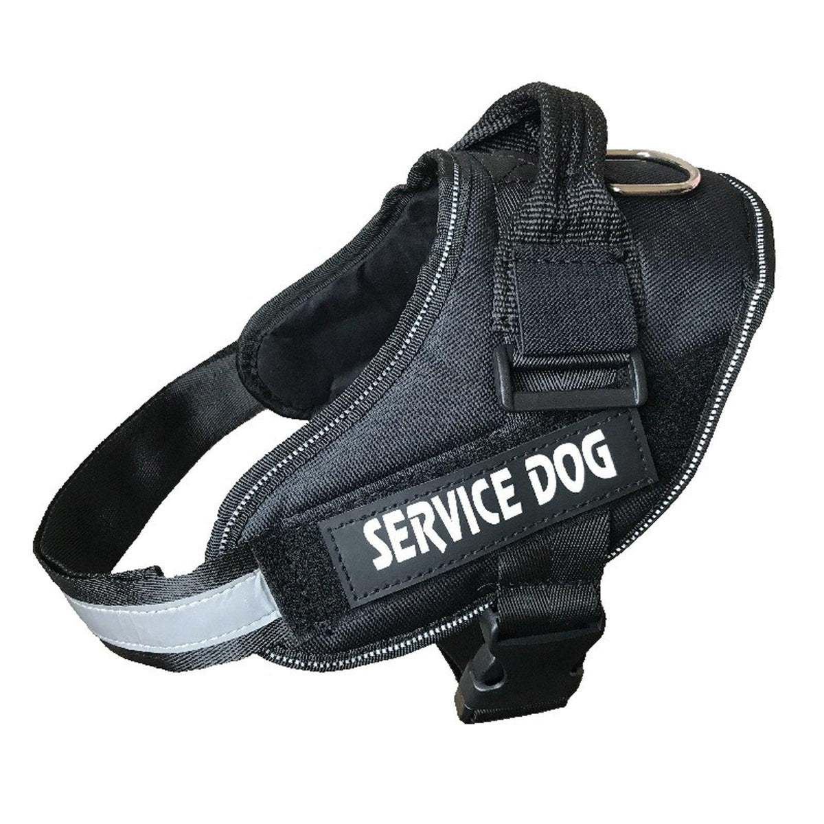 Adjustable Dog Vest Harness for Small Medium Dogs Comfortable No Pull Design - Black-L
