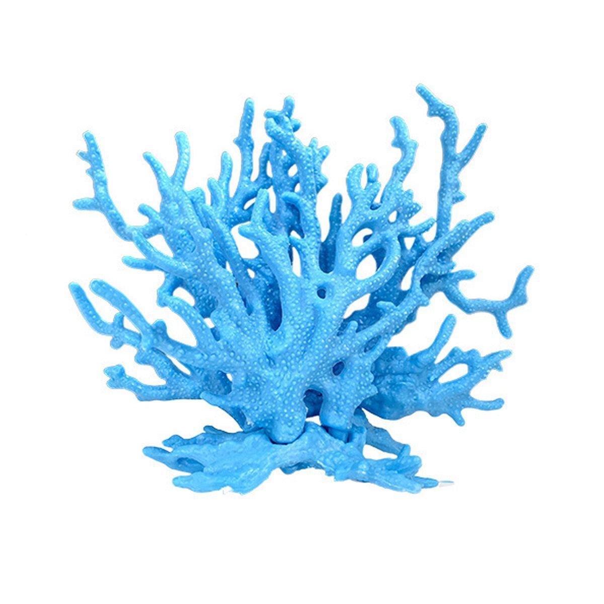 Soft Coral Realistic Water Plants Aquarium Decoration Fish Tank Seawater Set - Pink