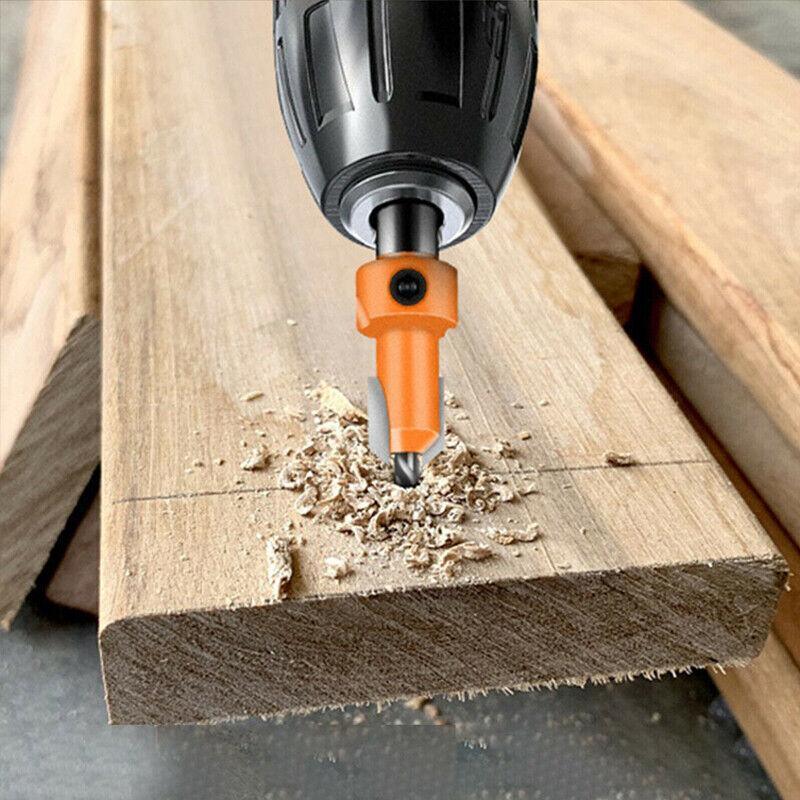 Hexagon Shank Countersink Drill Bit Woodworking Screw Wood Hole Drill Bit 8Mm