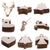 Wooden Christmas Hanging Ornament for Tree DIY Craft Decoration 10pcs - Christmas Stocking