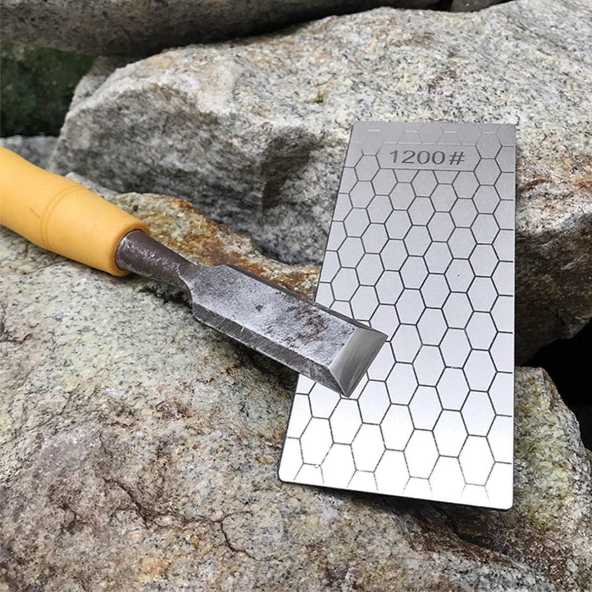 4pcs Diamond Knife Sharpener Sharpening Stone Honeycomb Grind Sharpener Kit