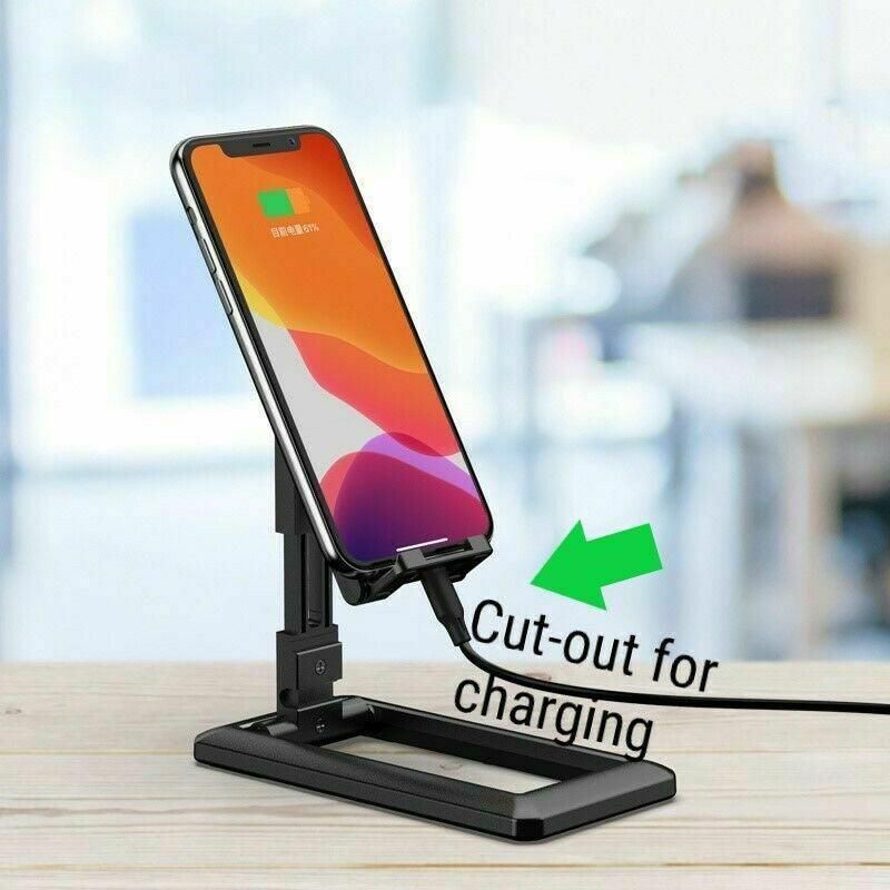 Foldable Adjustable Universal Desk Stand Holder For Mobile Phone Tablet Mount Au