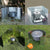 10 Plates Foldable Aluminum Camping Cooker Wind Shield for BBQ Stove