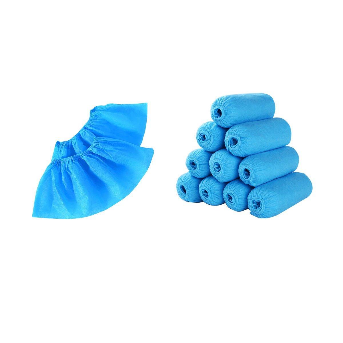 Disposable Non-woven Shoe Covers Anti Slip Boot Cleaning Overshoes 25-100 Pairs - 50 Pairs