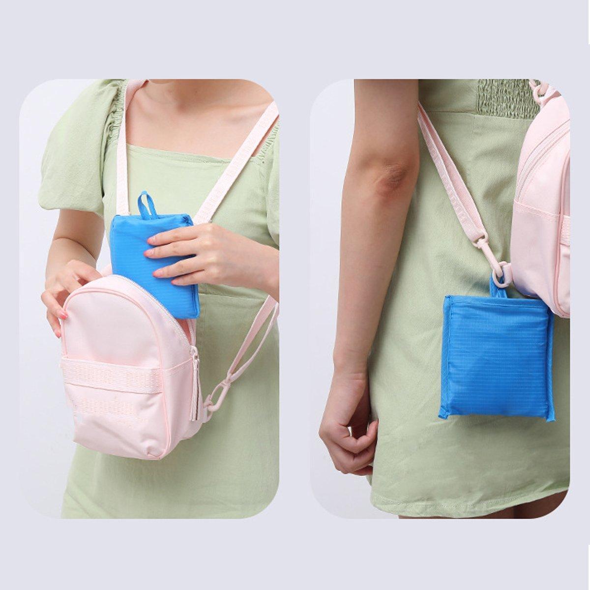 Large Multi Colour Waterproof Shopping Bag Foldable Portable Reusable Bag - Grey