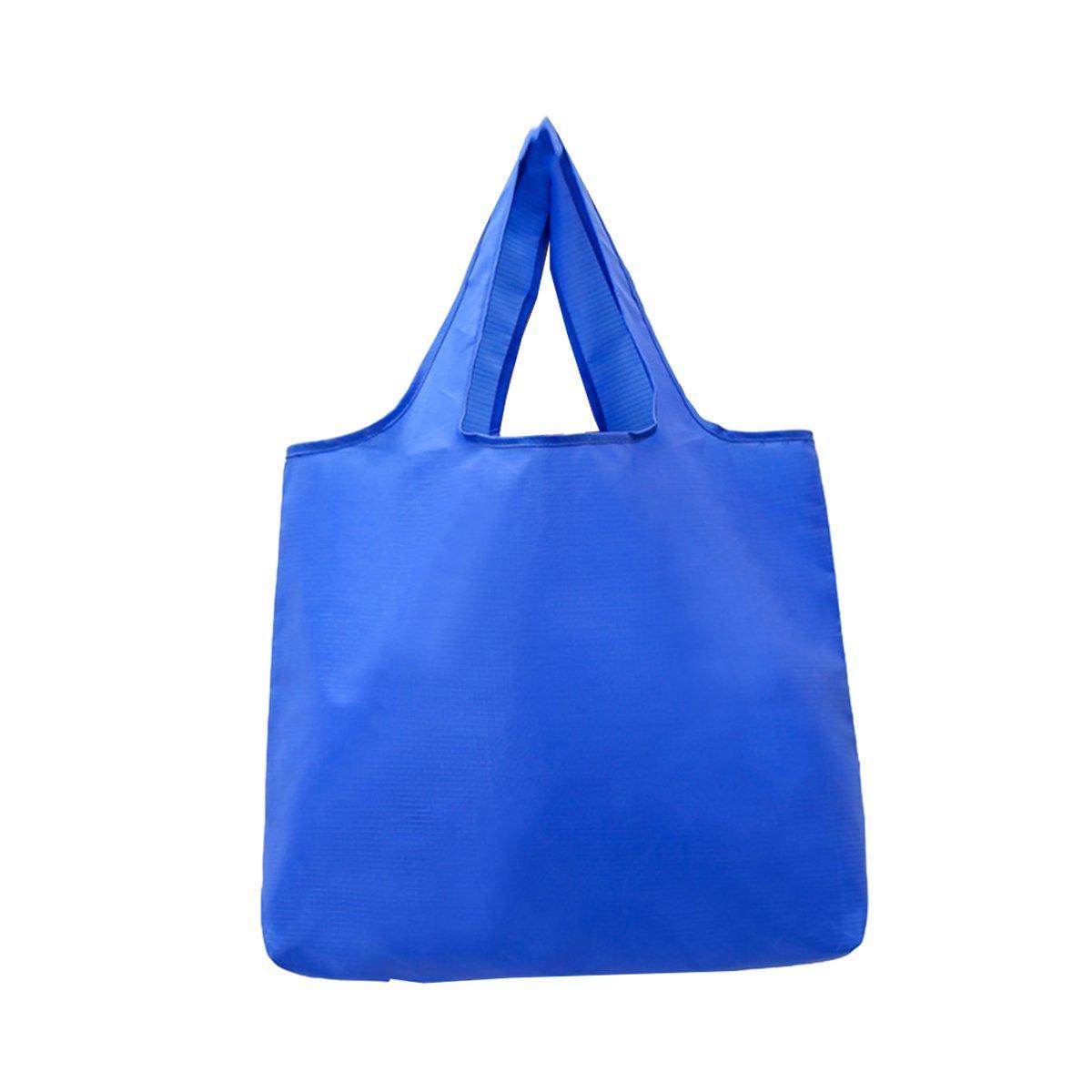 Large Multi Colour Waterproof Shopping Bag Foldable Portable Reusable Bag - Grey