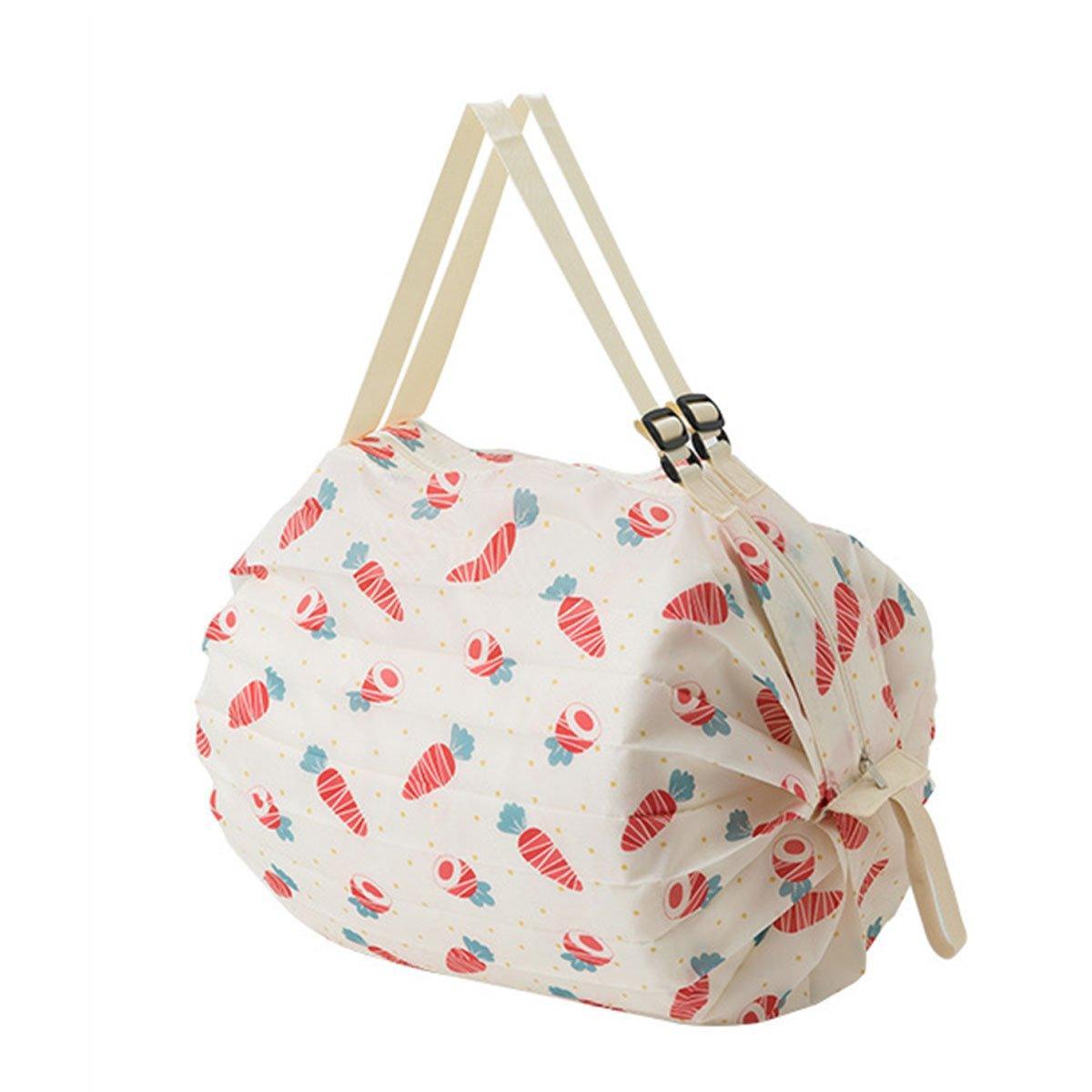 Large Foldable Eco-Friendly Shopping Bag Reusable Thickened Portable Travel Tote - 5