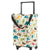 Lightweight Folding Shopping Cart Trolley with Wheels Retractable Tote Bag - White-Small
