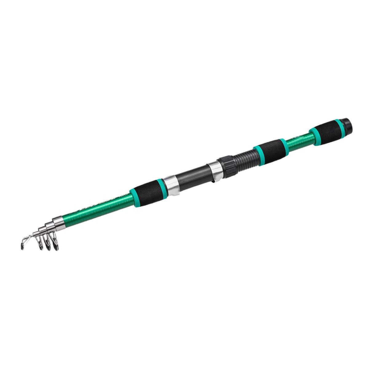 Telescopic Fishing Rod Lightweight Portable Sea Casting Rod Durable Glass Steel - Yellow