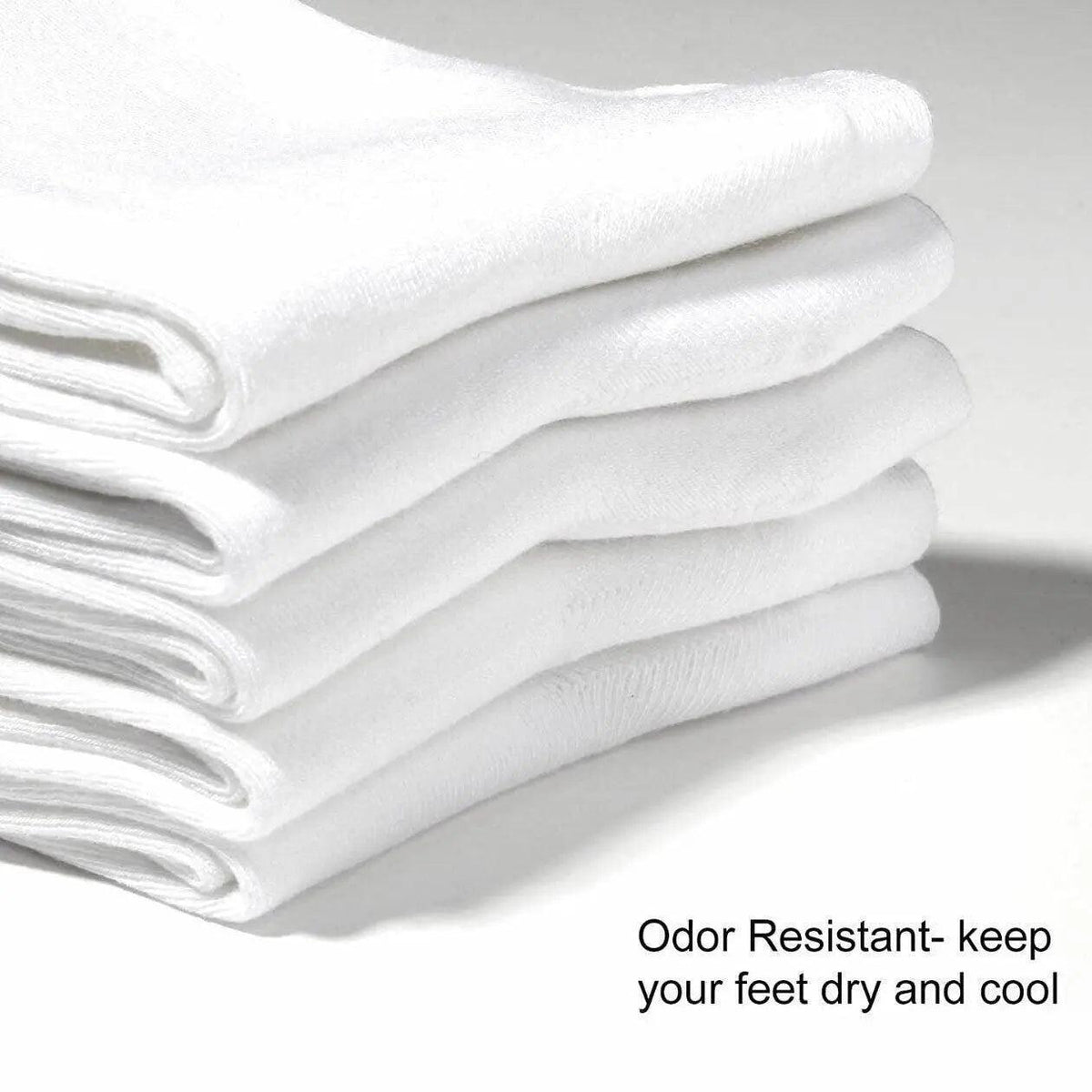 Nanjiren 5 Pairs Socks Mens Men Low Cut Socks Ankle Soft Cotton Trainer Sport - Light Grey 5 Pairs