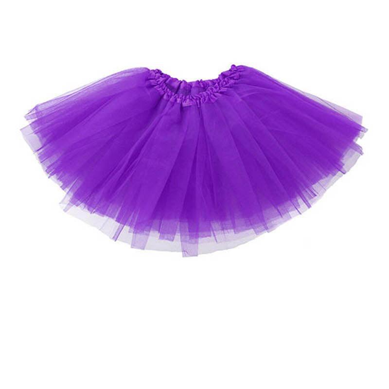Womens Tulle Tutu Skirt Dressup Party Costume Ballet  Dance Wear - Black