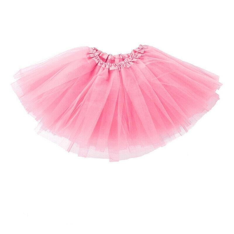 Girls Tutu Skirt Princess Dressup Party Costume Ballet Dancewear - Red