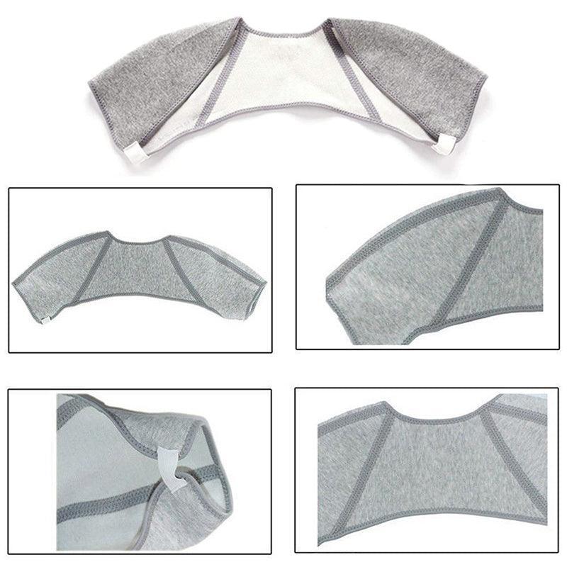 Double Shoulder Support Brace Strap Joint Sport Gym Arthritis Protector Wraps - L(46-51CM)