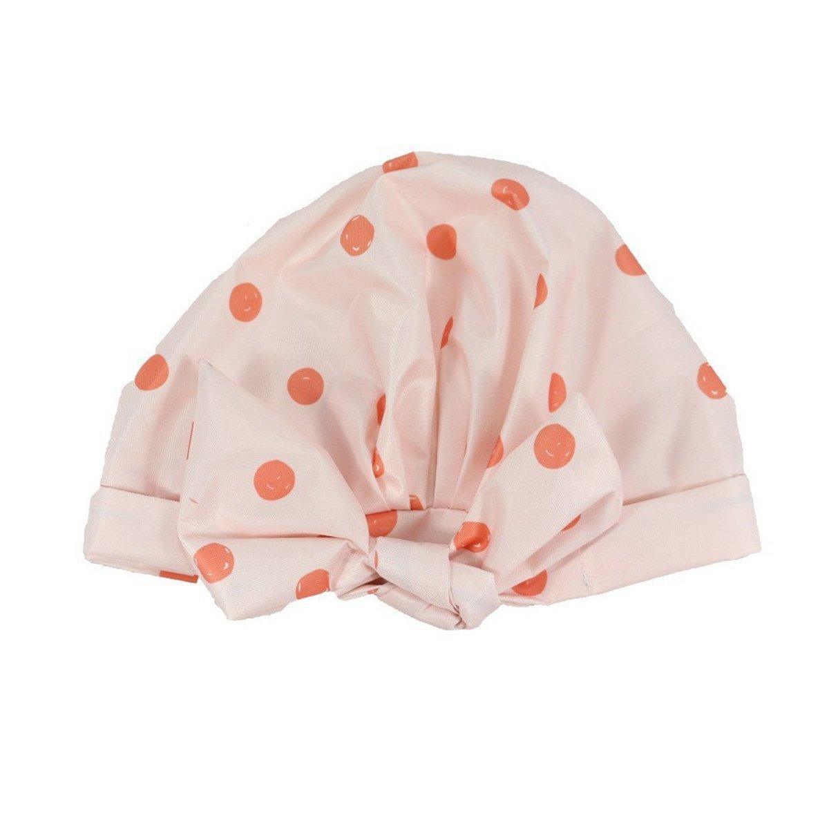 Woman Shower Cap Reusable Long Hair Large Turban Bathroom Waterproof Hair Cap - Streak