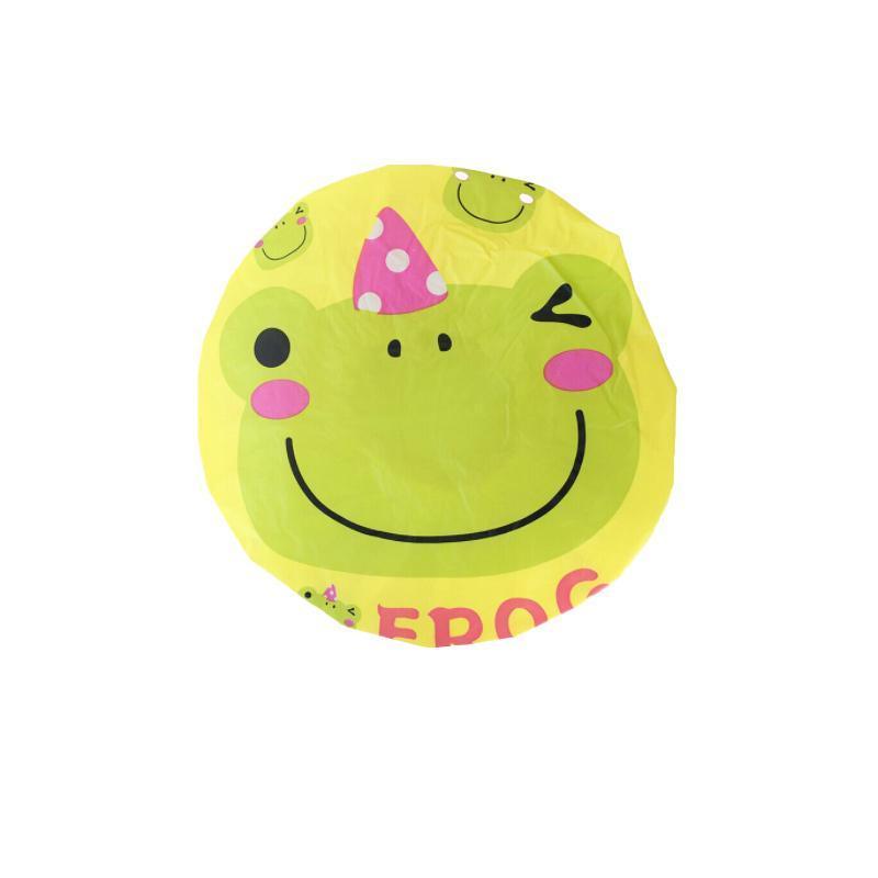 Reusable Women Girls Hair Wrap Waterproof Shower Bath Shower Cap Hat - Rabbit