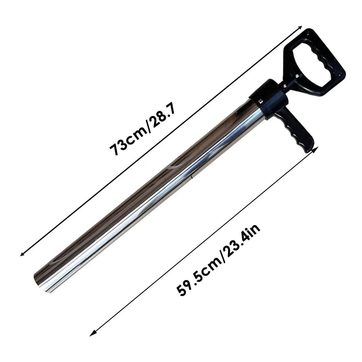 1-Piece 73 cm Metal Bait Pump