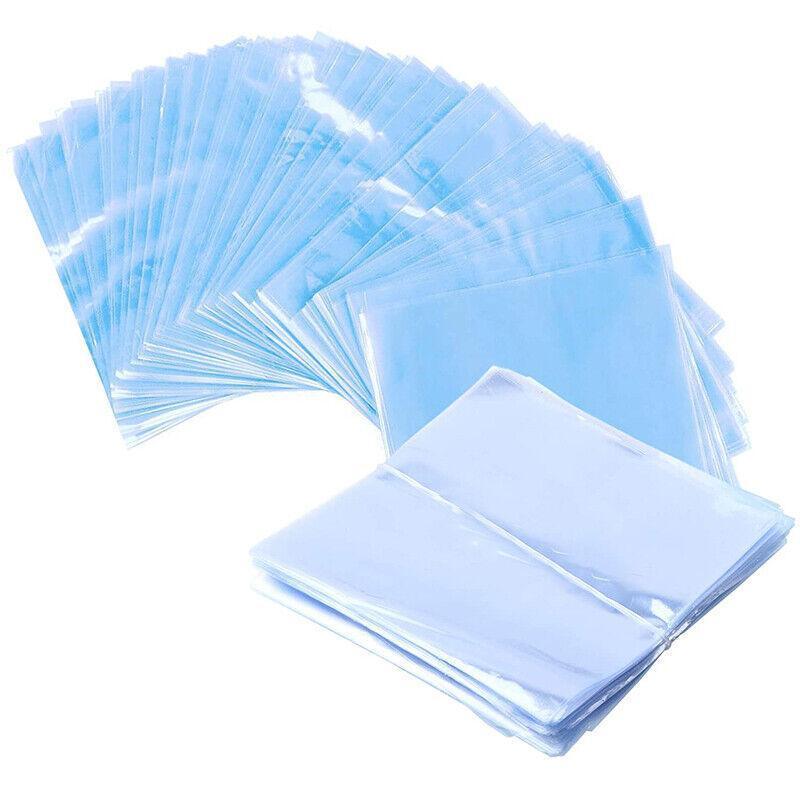 100X Heat Shrink PVC Bags Wrap Film for Gift Crafts & Soap - 16x24cm