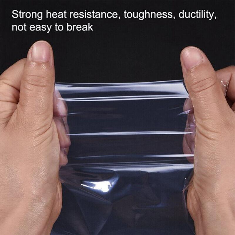 100X Heat Shrink PVC Bags Wrap Film for Gift Crafts & Soap - 16x24cm