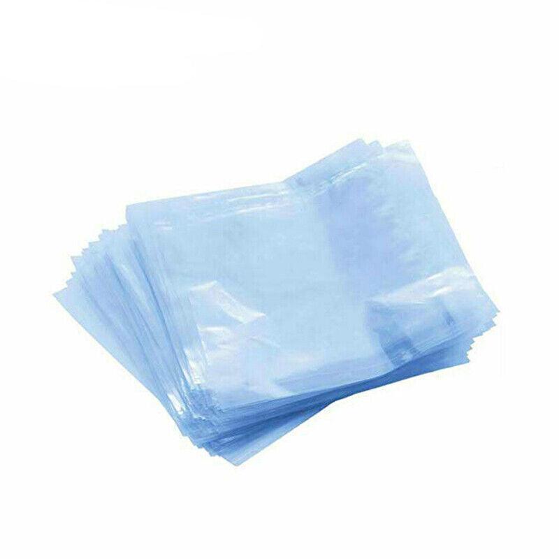 100X Heat Shrink PVC Bags Wrap Film for Gift Crafts & Soap - 16x24cm
