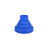 Foldable Hair Dryer Diffuser Universal Silicone Nozzle for Curly Hair Styling - Blue