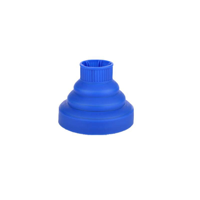 Foldable Hair Dryer Diffuser Universal Silicone Nozzle for Curly Hair Styling - Red
