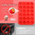 2pcs 24 Hole Round Silicone Cake Baking Pan DIY Baking Mold for Easy Cake Making