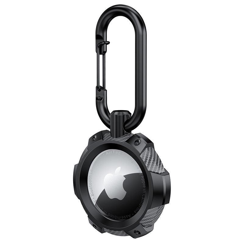 For Apple Airtag Armor Silicone Shockproof Protective Case Air Tag Cover Holder - White