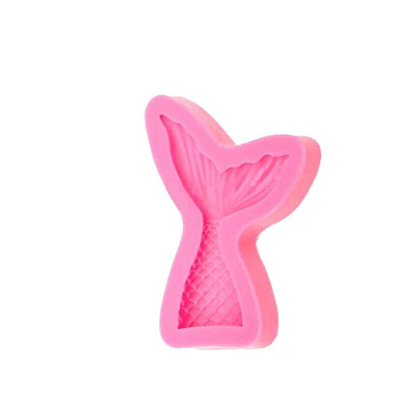 Mermaid Tail Sea Shell Silicone Cake Fondant Sugarcraft Mould Chocolate Mold - Hexagon