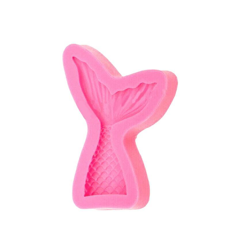 Mermaid Tail Sea Shell Silicone Cake Fondant Sugarcraft Mould Chocolate Mold - Hexagon
