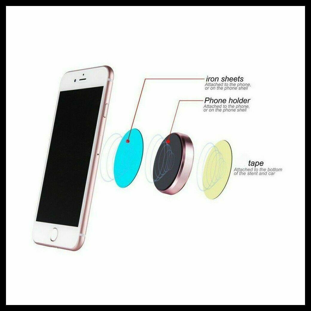 Universal Dashboard Phone Holder Car Mount Stand with Secure Grip - Silver *2