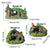 Resin Grass House Aquarium Ornament Natural Fish Tank Decoration Hideaway - A