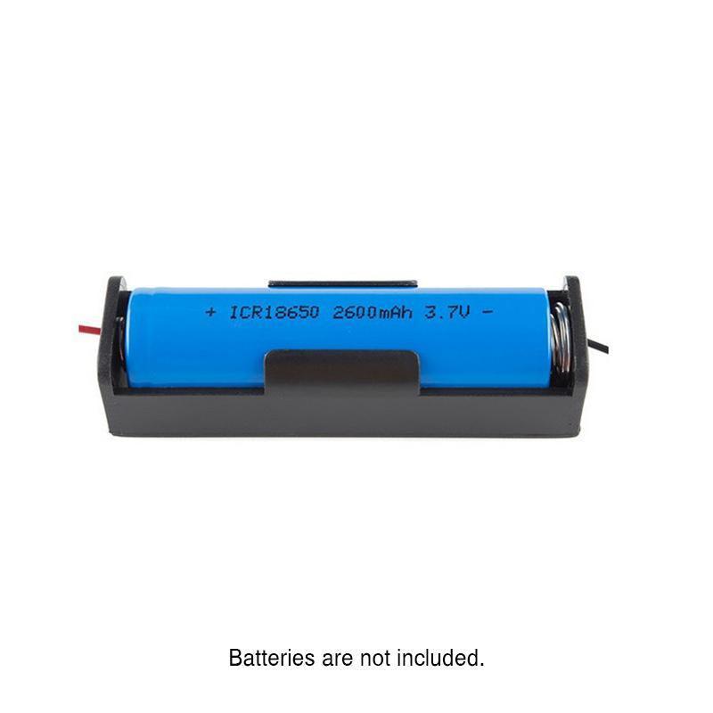 8 Pack 18650 Single Battery Holder Case Rechargeable 18650 Wire Lead Lithium