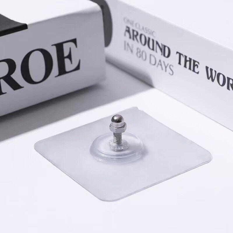 10X Punch-Free Adhesive Wall Hanging Hooks - 10mm