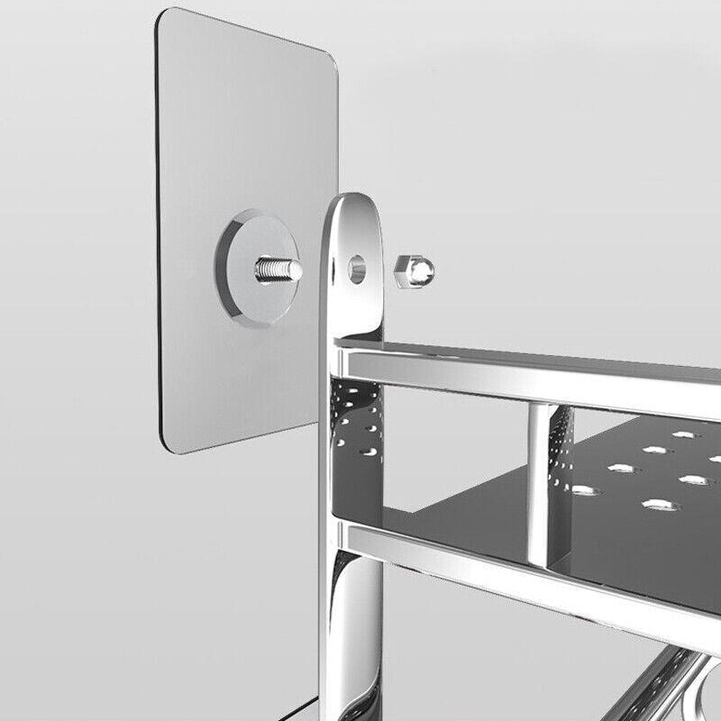 10X Punch-Free Adhesive Wall Hanging Hooks - 6mm