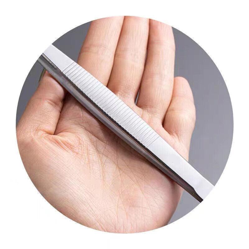 Kitchen Tweezers Silver Garden Tweezer For Professional Use Craft Home Long Au - CR 20cm