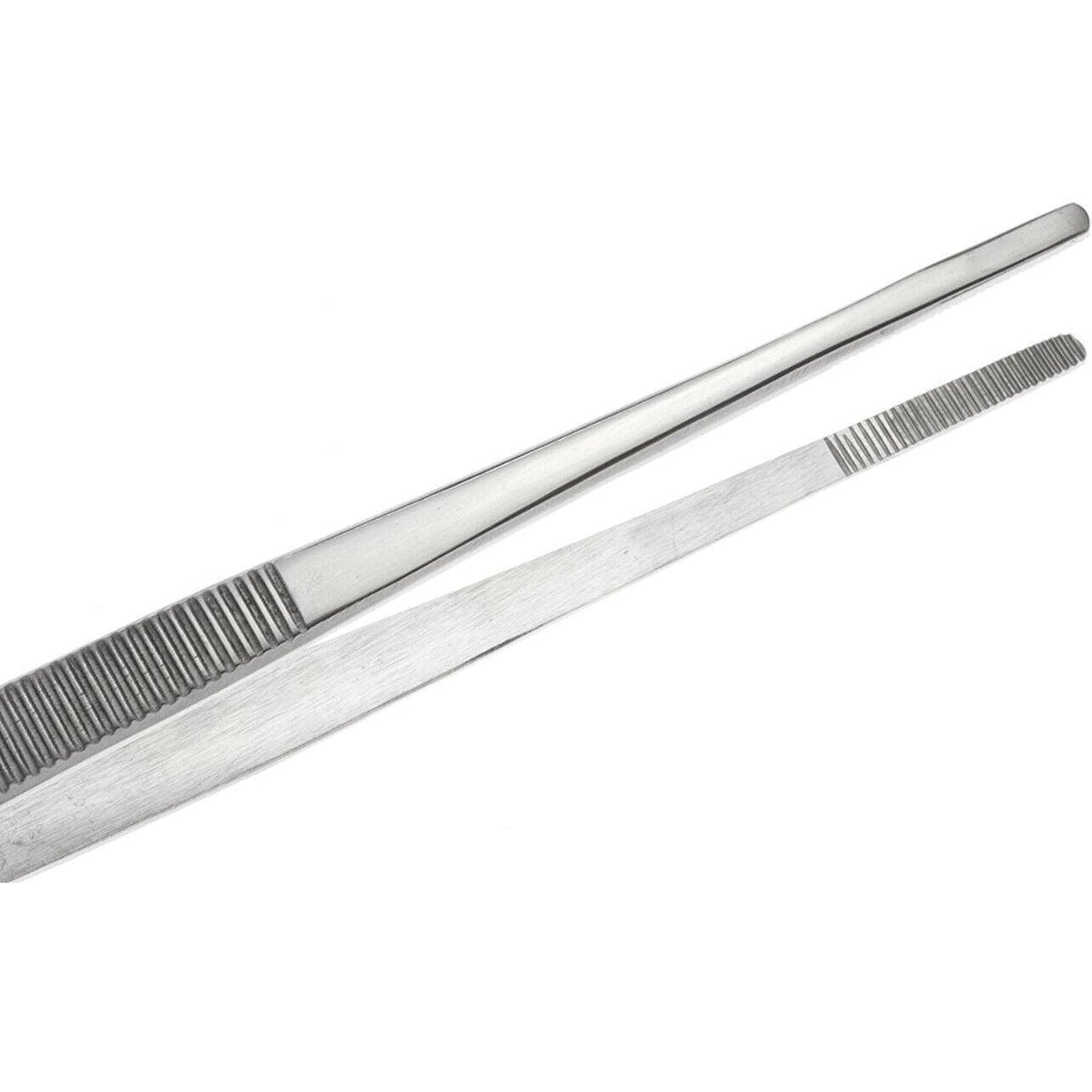 Kitchen Tweezers Silver Garden Tweezer For Professional Use Craft Home Long Au - CR 30cm