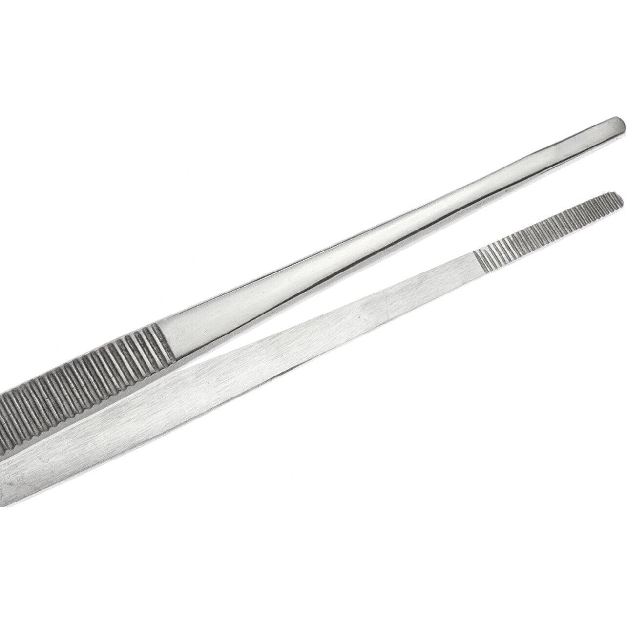 Kitchen Tweezers Silver Garden Tweezer For Professional Use Craft Home Long Au - CR 30cm