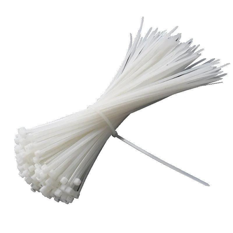 250-1000X Cable Ties Zip Ties Nylon Uv Stabilised Bulk White Clear Cable Tie - 3*150mm 500PCS